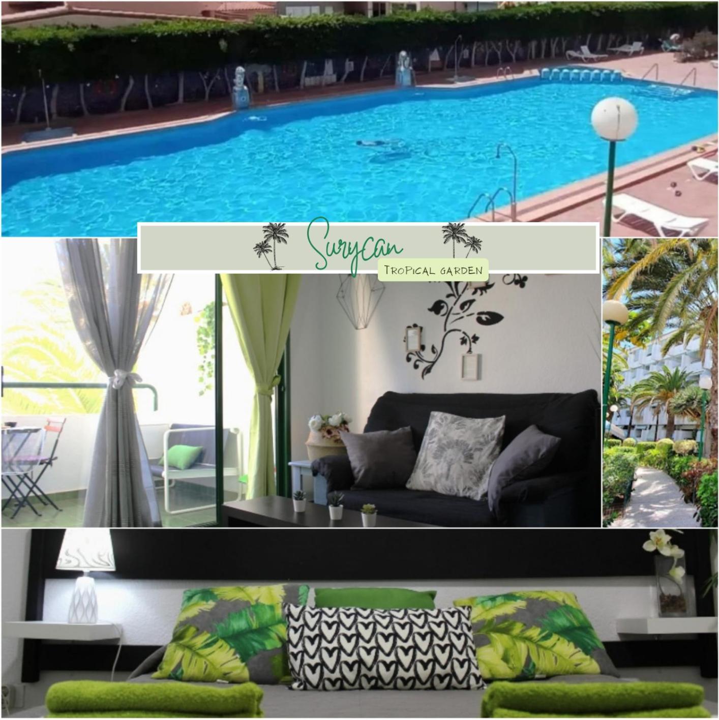 Surycan Tropical Garden Apartment 普拉亚戴尔雷安格莱斯 外观 照片